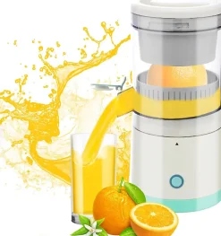 presse-agrumes électrique portable rechargeable par USB avec brosse de nettoyage