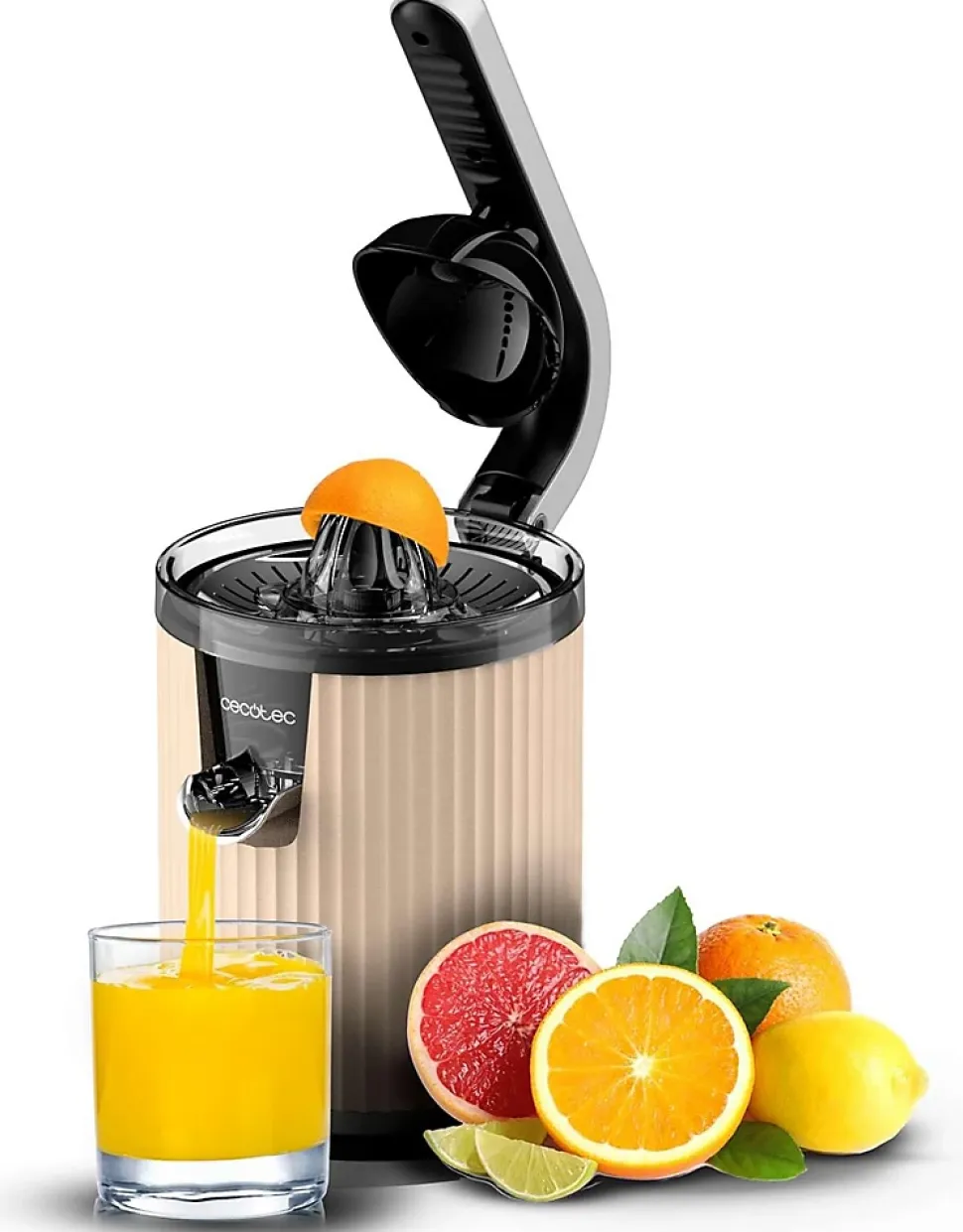 Presse-agrumes électrique rétro 600 W avec levier