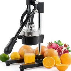 Presse-agrumes manuel robuste Noir
