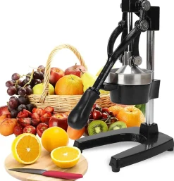 Presse-Agrumes Professionnel manuelle noir