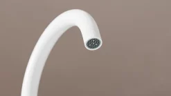 PRIMAGRAN Robinet de cuisine 5010, Robinet d'évier rotation 360 degrés, Robinet haute pression, Blanc