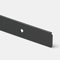 Profil de finition pour plan de travail GoodHome Nantua Noir l. 24 mm x H. 22 mm