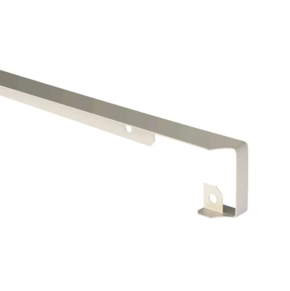 Profil de Jonction d'Angle 38mm Nordlinger Pro - Aluminium Blanc pour Plan de Travail