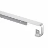 Profil plan de travail jonction d'angle gris alu 28mm