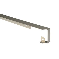 Profil plan de travail jonction d'angle gris alu 28mm