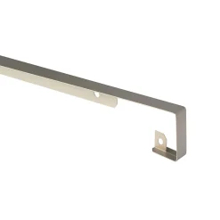 Profil plan de travail jonction bord à bord gris alu 28 mm