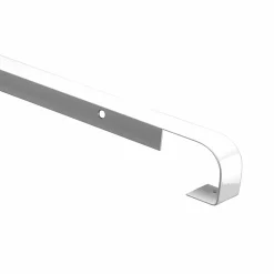 Profil plan de travail jonction bord à bord gris alu 28 mm
