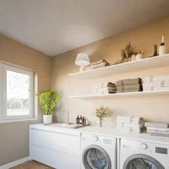 Profilé PVC en U pour panneau ép. 16 mm - Longueur 1.80 m - Blanc