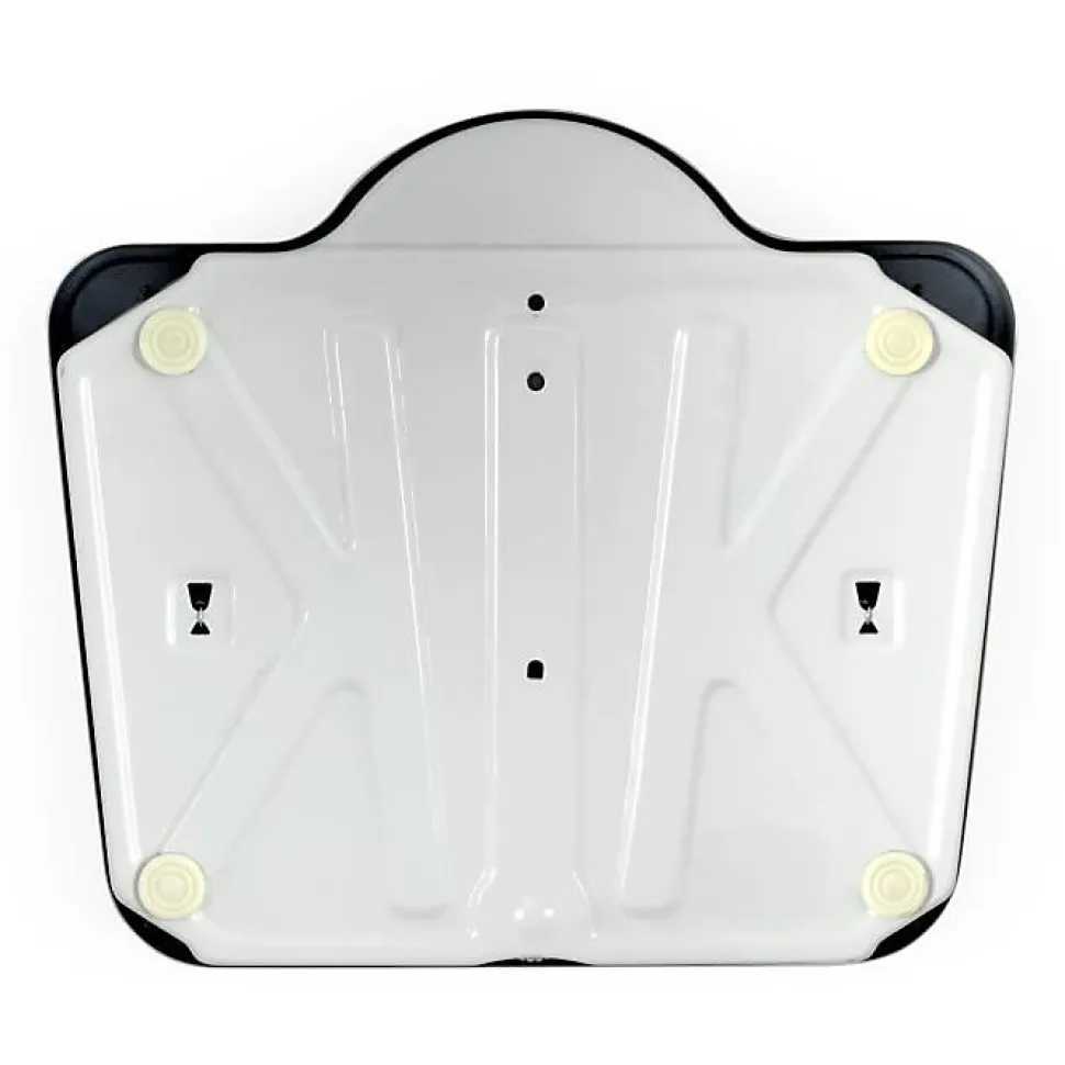 Pèse-personne mécanique Livoo DOM490 blanc plateau métal antidérapant 136 kg