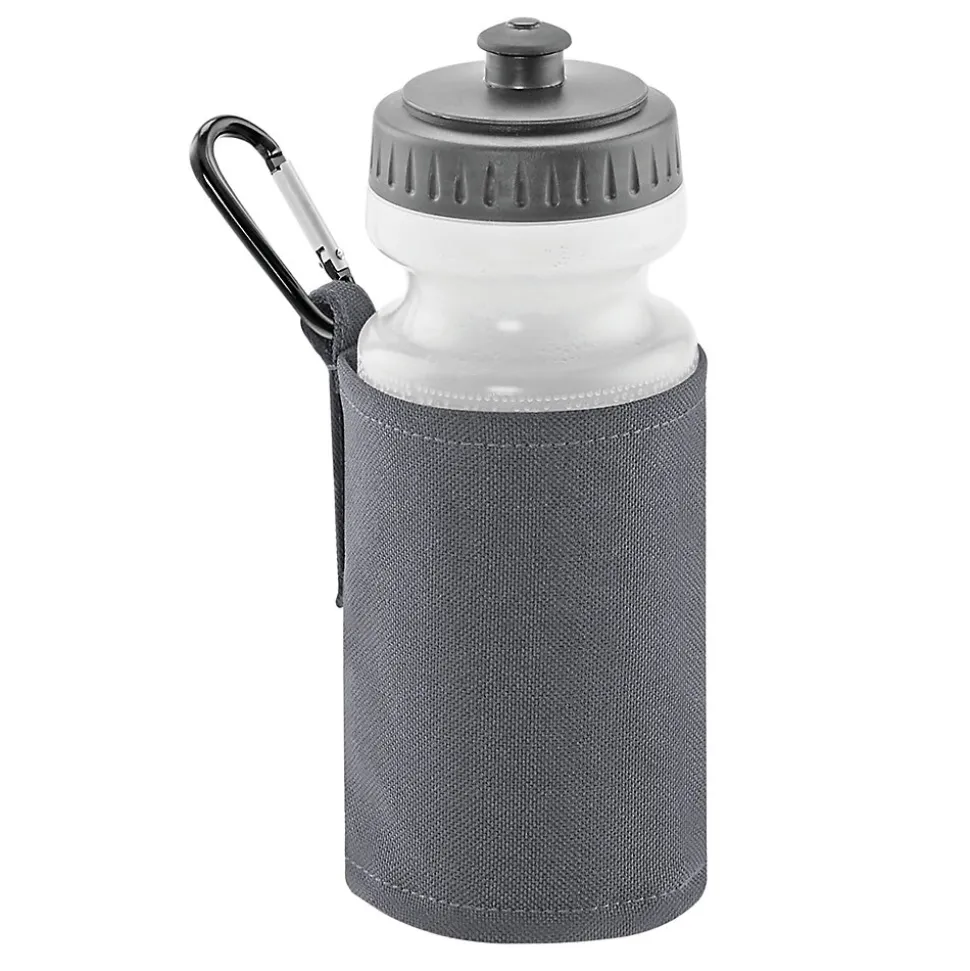 Quadra - Gourde et porte-gourde Graphite Grey (Taille unique)