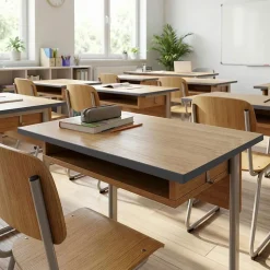 QUEST Profilé de finition pour meubles en PVC 18 mm - baguette de finition autocollante - beige, 5 m