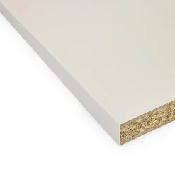 QUEST Profilé de finition pour meubles en PVC 18 mm - baguette de finition autocollante - blanc, 5 m