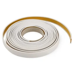 QUEST Profilé de finition pour meubles en PVC 18 mm - baguette de finition autocollante - blanc, 5 m