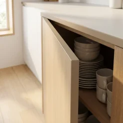 QUEST Profilé de finition pour meubles en PVC 18 mm - baguette de finition autocollante - noir, 5 m