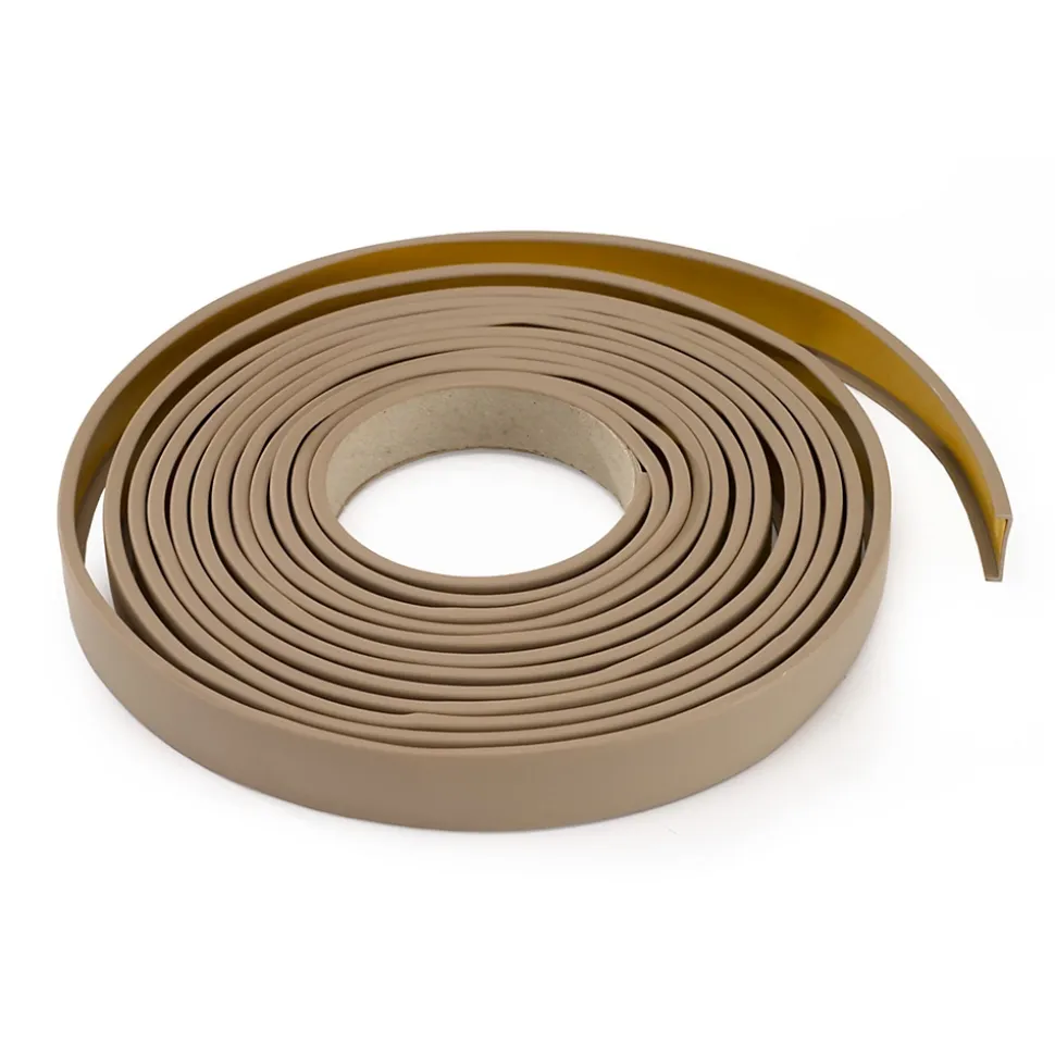 QUEST Profilé de finition pour meubles en PVC 18 mm - baguette de finition autocollante - noir, 5 m