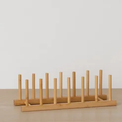 Rack 6 assiettes en bambou - Beige- 5five