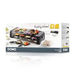Raclette - Grill - Pierre a cuire DOMO - 8 personnes DO9190G