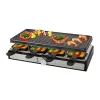 Raclette gril 8 personnes Clatronic RG 3757 Noir