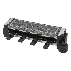 Raclette gril avec pierre chaude 8 personnes Clatronic RG 3678 Noir