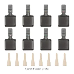 Raclette gril 2en1 8 personnes Clatronic RG 3518 Noir