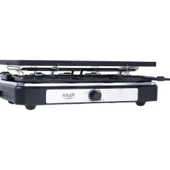 Raclette électrique ADLER AD6616 avec poêle - Plancha sans fumée de style moderne pour 8 personnes 1400W