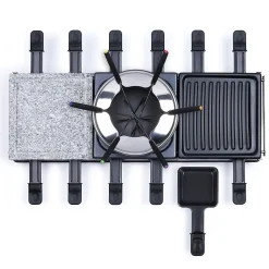 Raclette Multifonction DOC234 Raclette Fondue 12 personnes