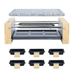 Raclette Multifonction WOD6 Raclette et pierre a cuire 6 personnes