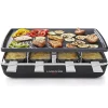 RACLETTE 8P GRILL CREPE 1200W NOIR LAGRANGE - 179301