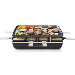 RACLETTE 8P GRILL CREPE 1200W NOIR LAGRANGE - 179301