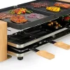 Raclette Princess Pure 8 1300 W Noir & Bambou