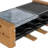 Raclette 1200W 8 poêles mix grill antiadhésive