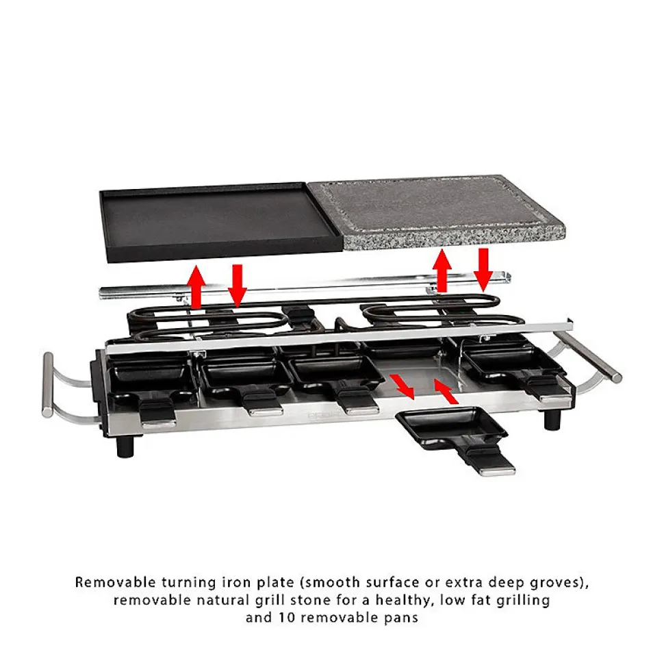 Raclette-gril 2 en 1 Proficook PC-RG 1144