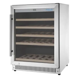Rafraîchisseur à Vin Dessous de Comptoir en Inox Série G 51 Bouteilles - Polar