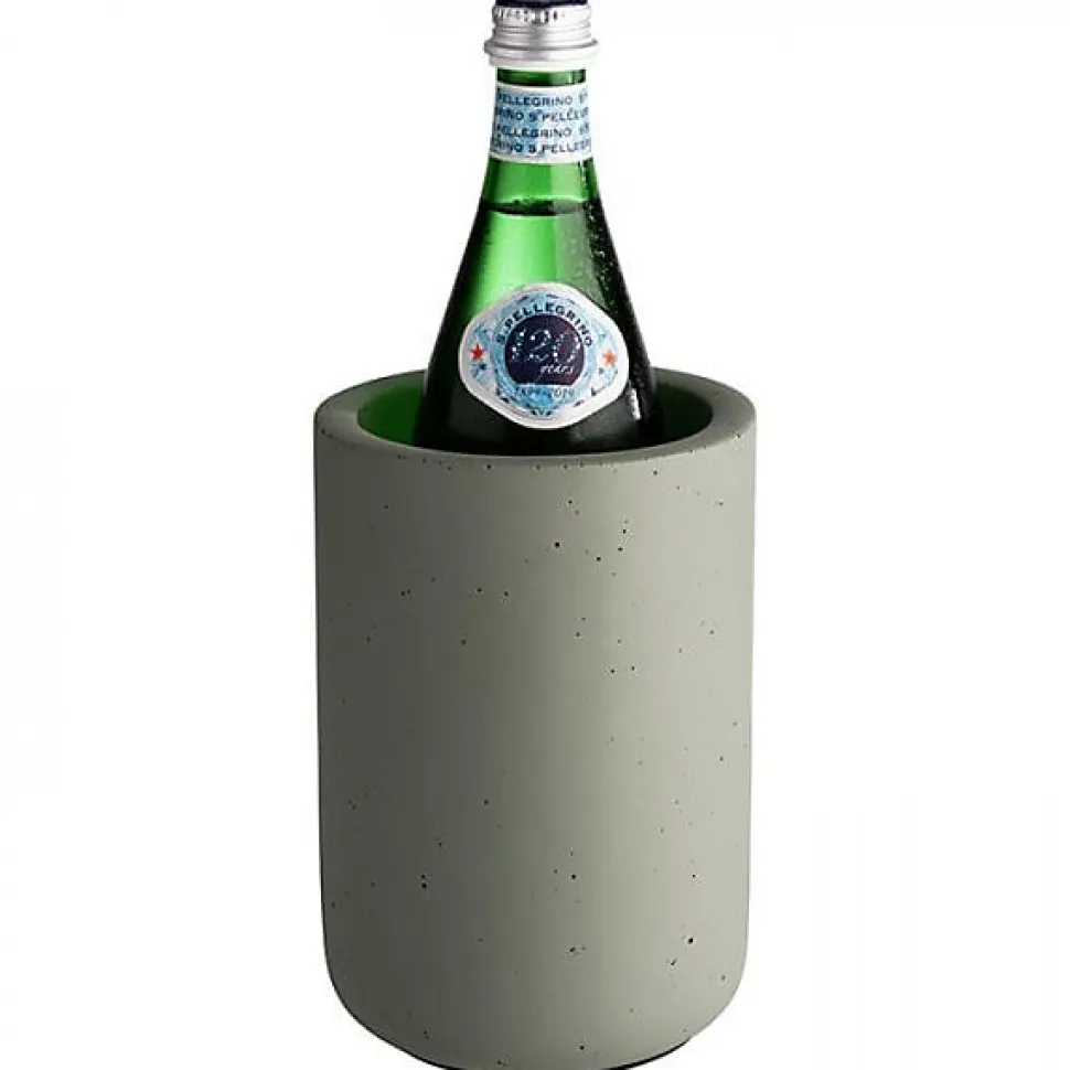 Rafraîchisseur de bouteille Element béton gris Aps - Vert