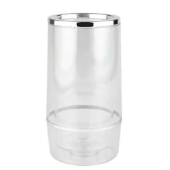 Rafraîchisseur de bouteille transparent isolant polystyrène - Transparent