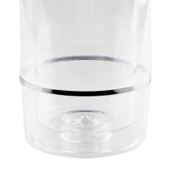 Rafraîchisseur de bouteille transparent isolant polystyrène - Transparent