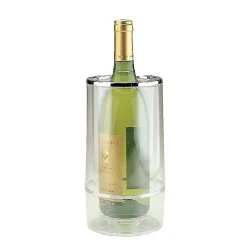 Rafraîchisseur de bouteille transparent isolant polystyrène - Transparent