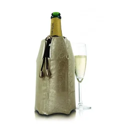 Rafraichisseur champagne platinum doré Vacu Vin 3885562