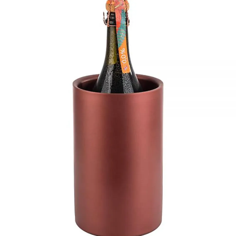 Rafraichisseur de bouteille en acier inoxydable - Rouge