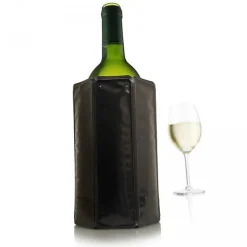 Rafraichisseur de bouteille noir Vacu Vin 3880460