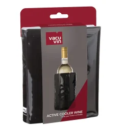 Rafraichisseur de bouteille noir Vacu Vin 3880460