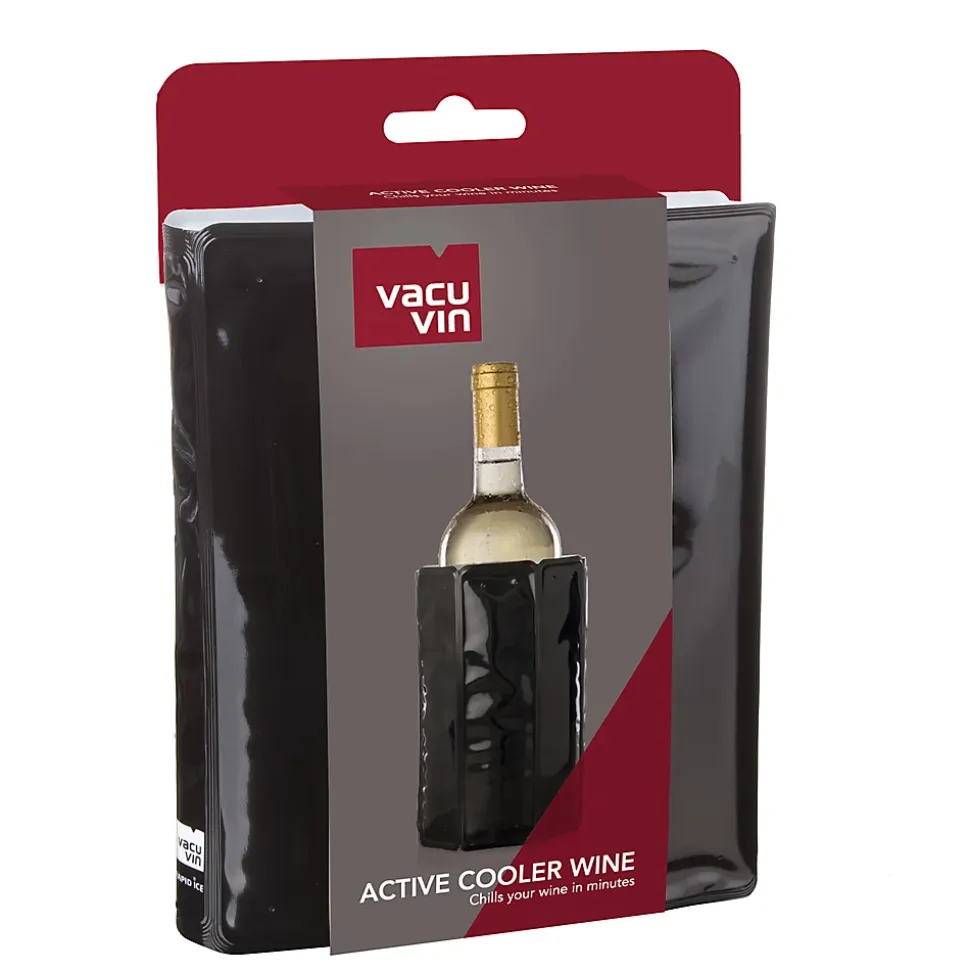 Rafraichisseur de bouteille noir Vacu Vin 3880460
