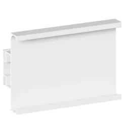Rail central de colonne blanc H. 237 cm Caraway Innovo GoodHome