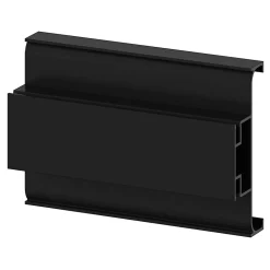 Rail central de colonne noir H. 237 cm Caraway Innovo GoodHome