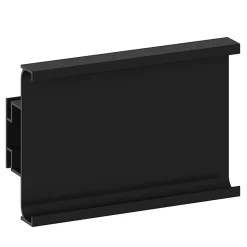 Rail central de colonne noir H. 237 cm Caraway Innovo GoodHome