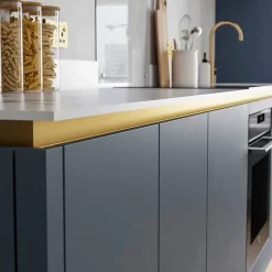 Rail d'extrémité de colonne laiton H. 201 cm Caraway Innovo GoodHome