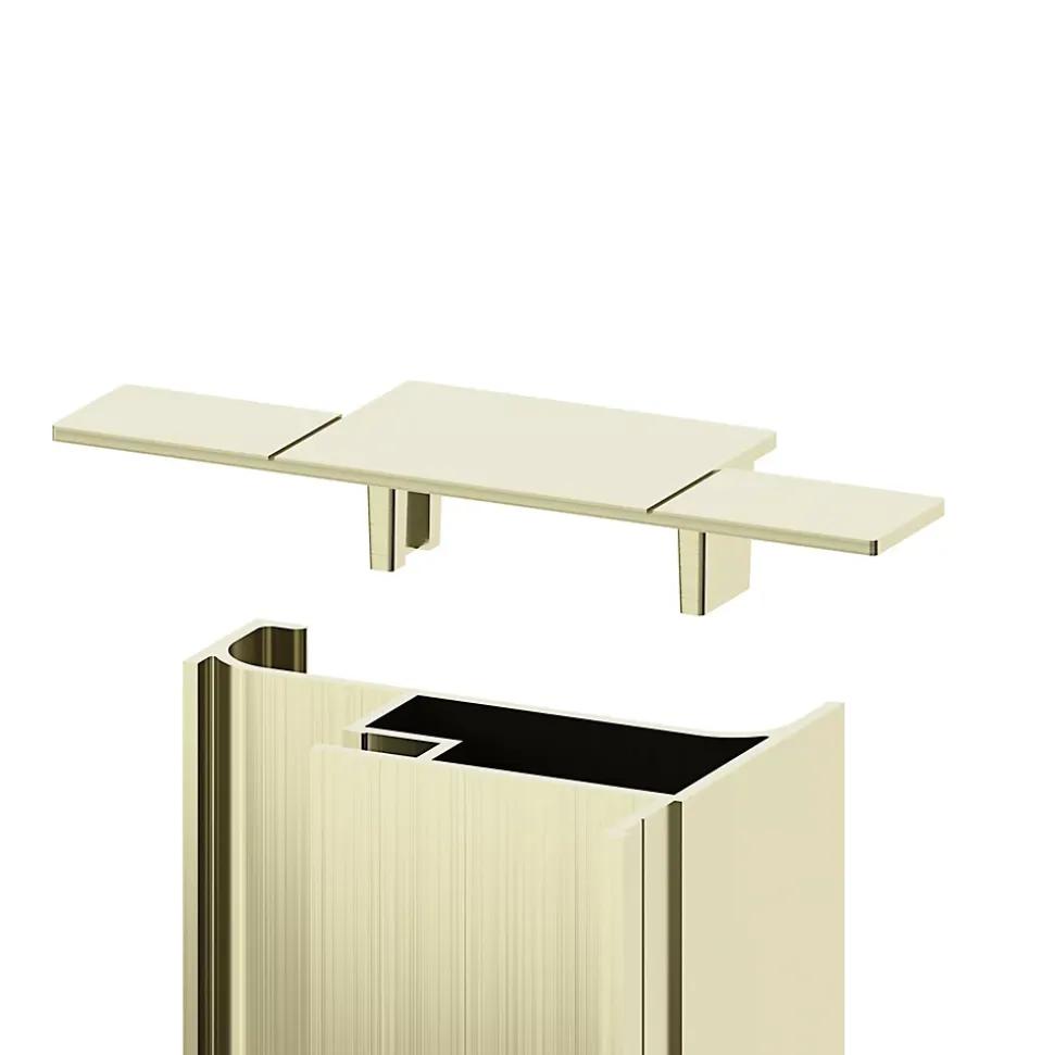 Rail d'extrémité de colonne laiton H. 219 cm Caraway Innovo GoodHome