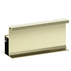 Rail vertical d'extrémité laiton brossé L. 237 cm Caraway Innovo GoodHome