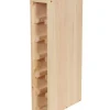 Range Bouteille En Bois Brut 6 Bouteilles /