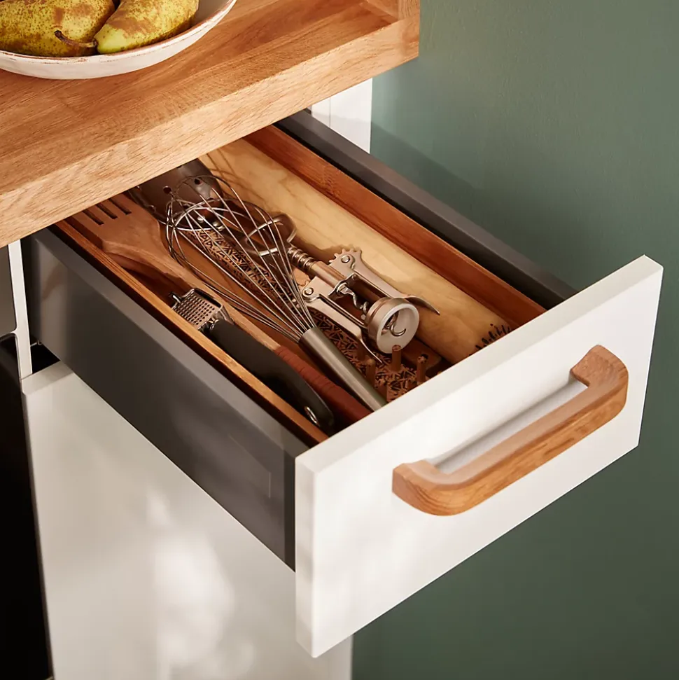 Range couverts GoodHome Nitaki bambou 20 x 42 cm, 1 compartiment